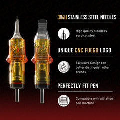 CNC FUEGO Tattoo Needle Cartridges(US ONLY)