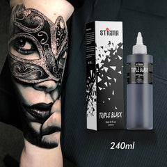 Tattoo Encre Noir Standard Pigment 240ml Stigma (soupir)