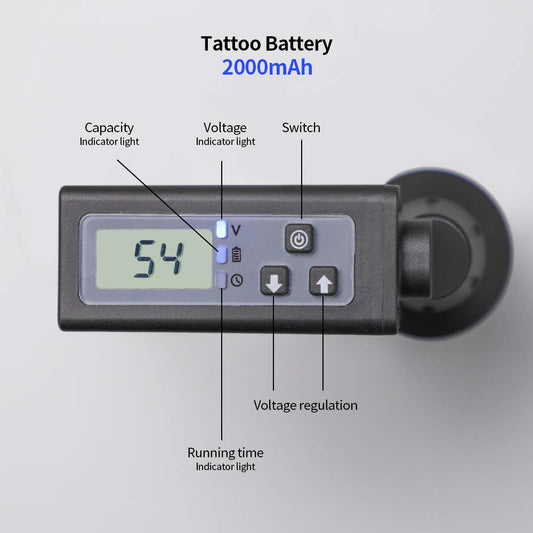 Fuente de alimentación inalámbrica para tatuajes con batería para tatuajes HAWINK