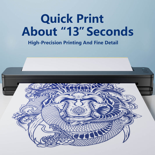 CNC T106(P8011) Revolutionary Bluetooth Tattoo Stencil Printer (P8008 Generational Upgrading)