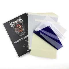 HAWINK Tattoo 100 Sheets Tattoo Transfer Paper,4 Layers Stencil Transfer Paper, A3 Size