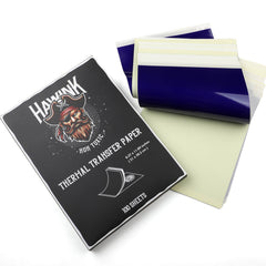 HAWINK Tattoo 100 Sheets Tattoo Transfer Paper,4 Layers Stencil Transfer Paper, A3 Size