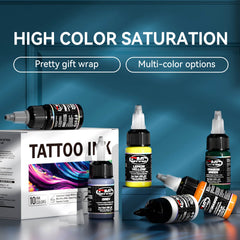 Encre de tatouage 10 couleurs Set 15ml CNC