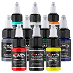 Encre de tatouage 10 couleurs Set 15ml CNC