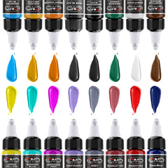 Encre de tatouage 10 couleurs Set 15ml CNC