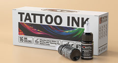 Encre de tatouage 10 couleurs Set 15ml CNC