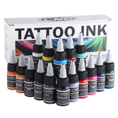 Encre de tatouage 10 couleurs Set 15ml CNC