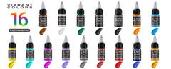 Encre de tatouage 10 couleurs Set 15ml CNC