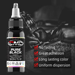 Tattoo Ink True Black 30ml CNC (sig)