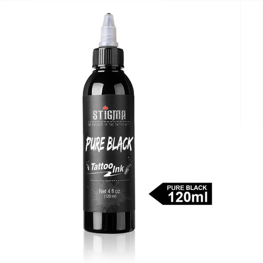 Tinta para tatuaje pigmento estándar blanco y negro 120ml Stigma (sig)