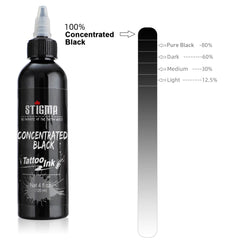 Tattoo Encre Noir Standard Pigment 240ml Stigma (soupir)