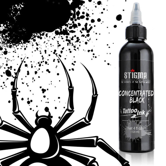 Tinta para tatuaje pigmento estándar negro 240ml estigma (sig)