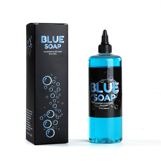 Jabón azul Stigma Tattoo 4OZ con botella de espuma 100ml